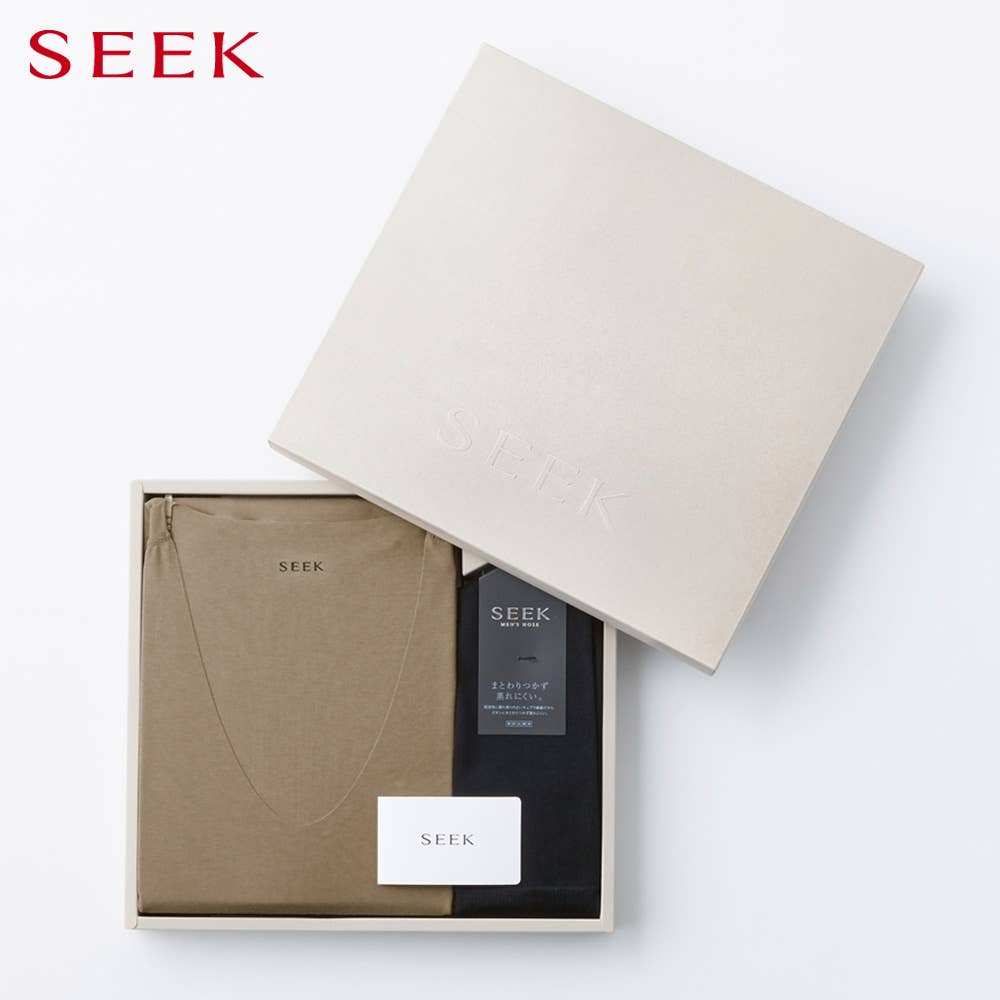 【直営店限定ギフト】ＵネックＴシャツ＆ロングホーズソックス